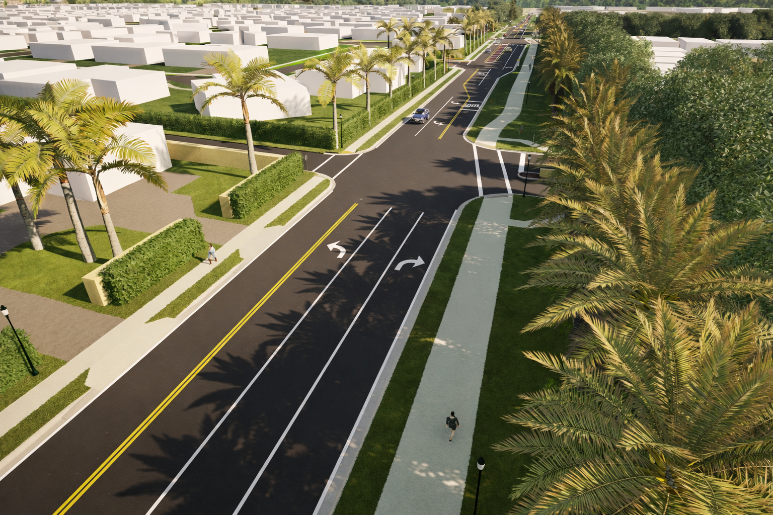 Barwick Road corridor rendering (conceptual)